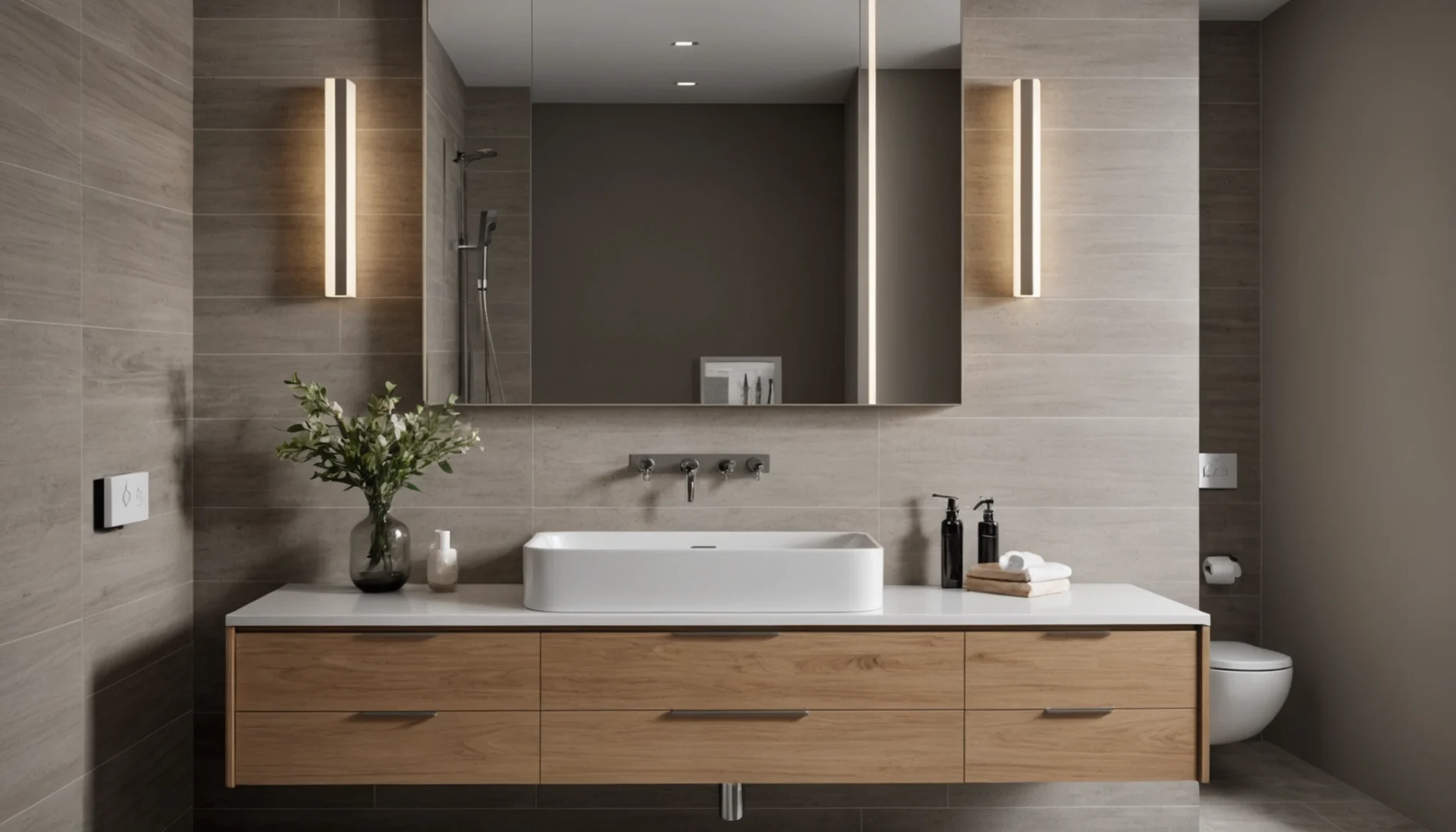 robinet mural salle de bain