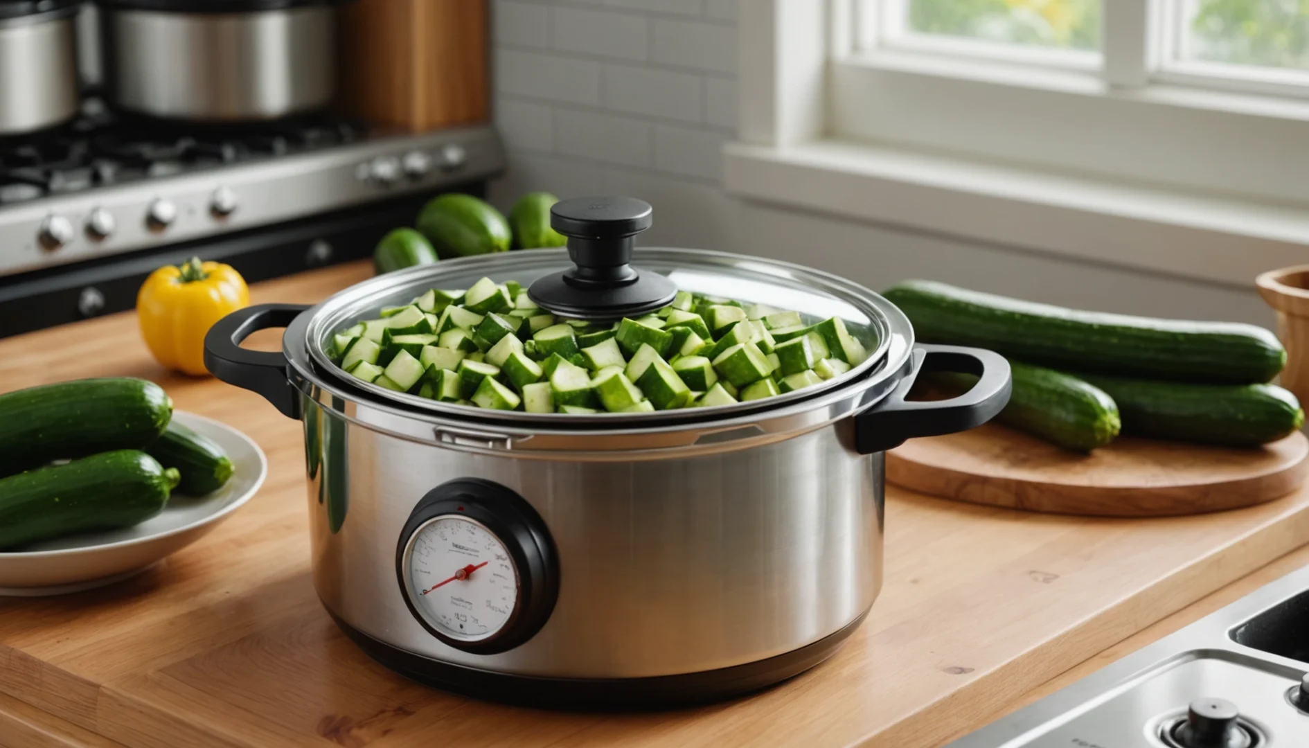 temps de cuisson des courgettes à la cocotte-minute