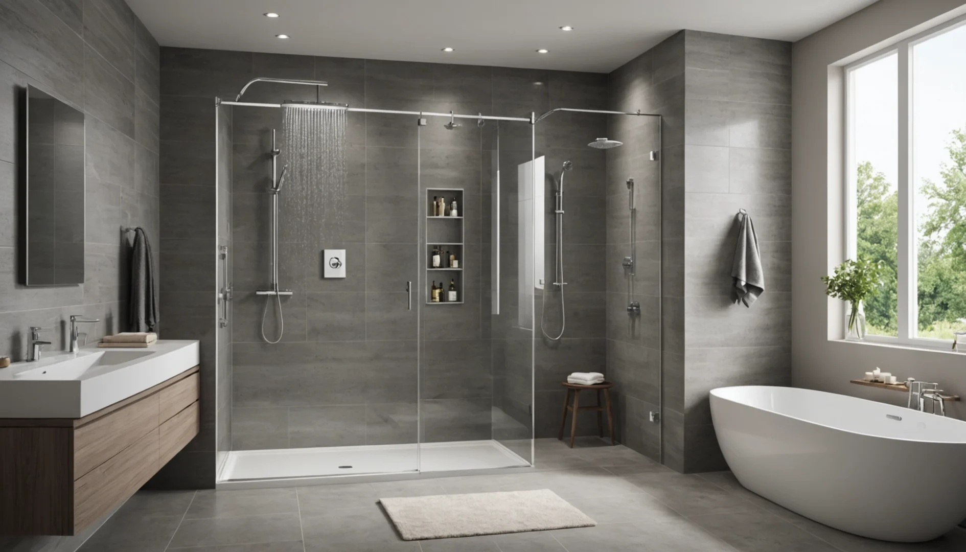 plaque étanche pour douche