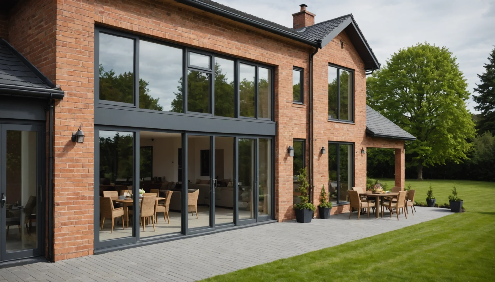 veranda avec mur plein