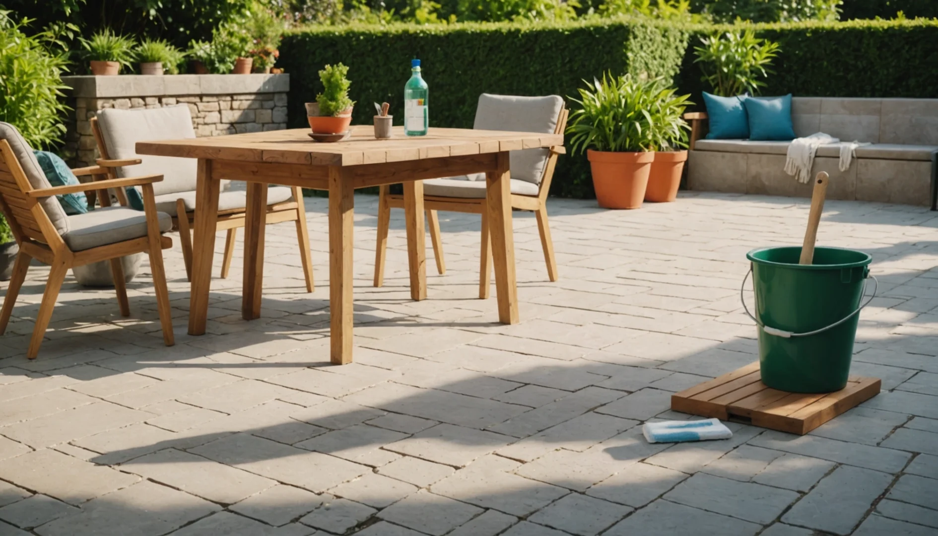 nettoyant terrasse javel