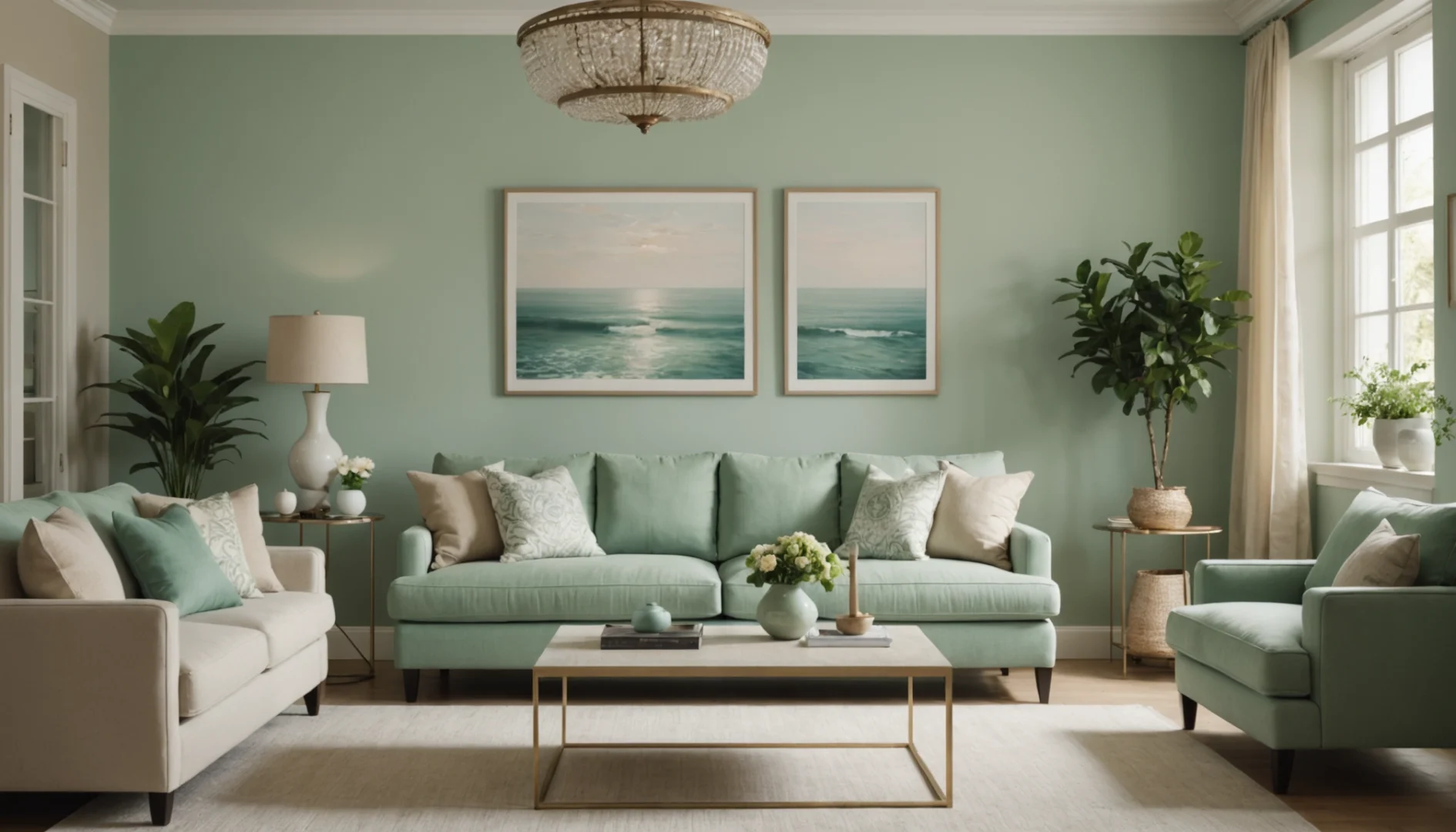 quel couleur avec le vert d'eau