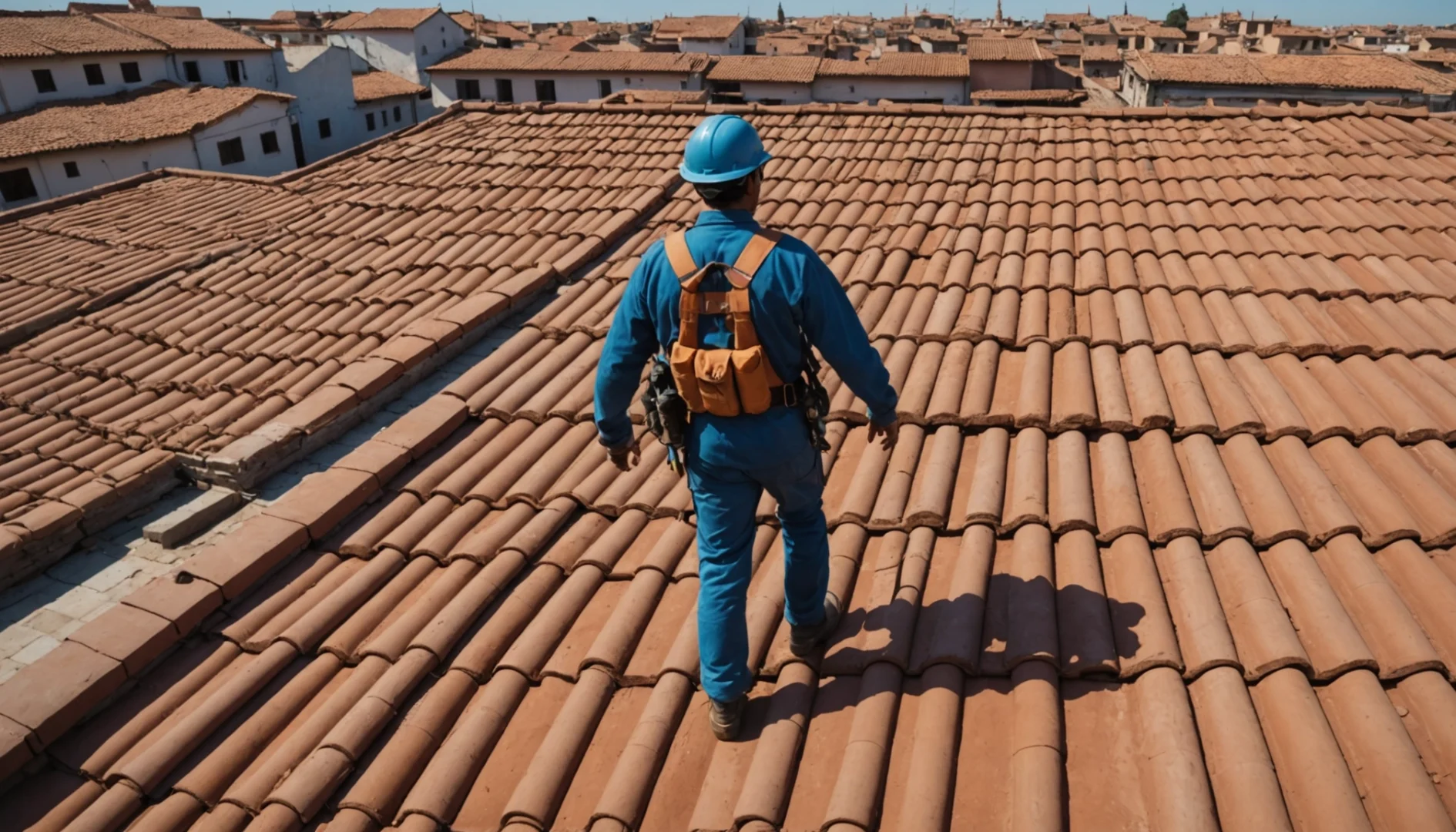 comment marcher sur un toit en tuile