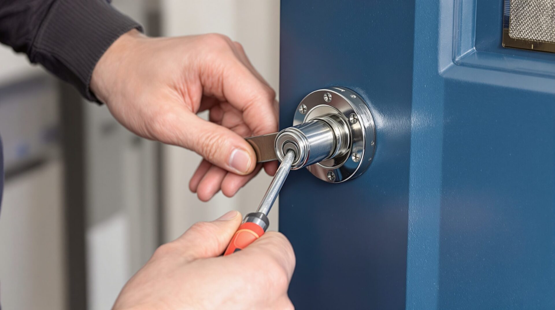 retirer cylindre serrure sans clé