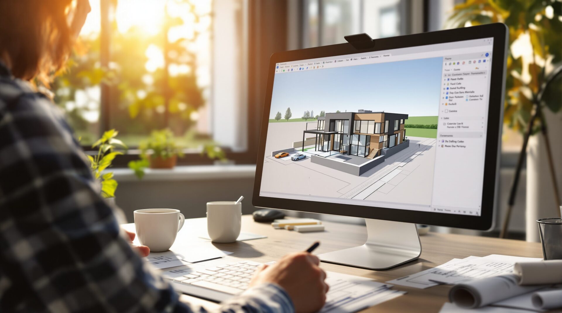 sketchup permis de construire