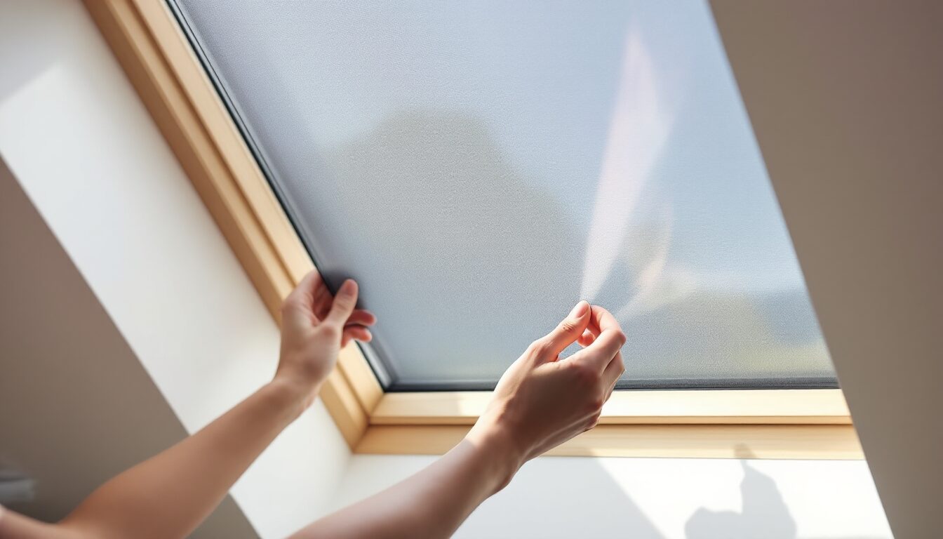 comment mettre des rideaux sur un velux