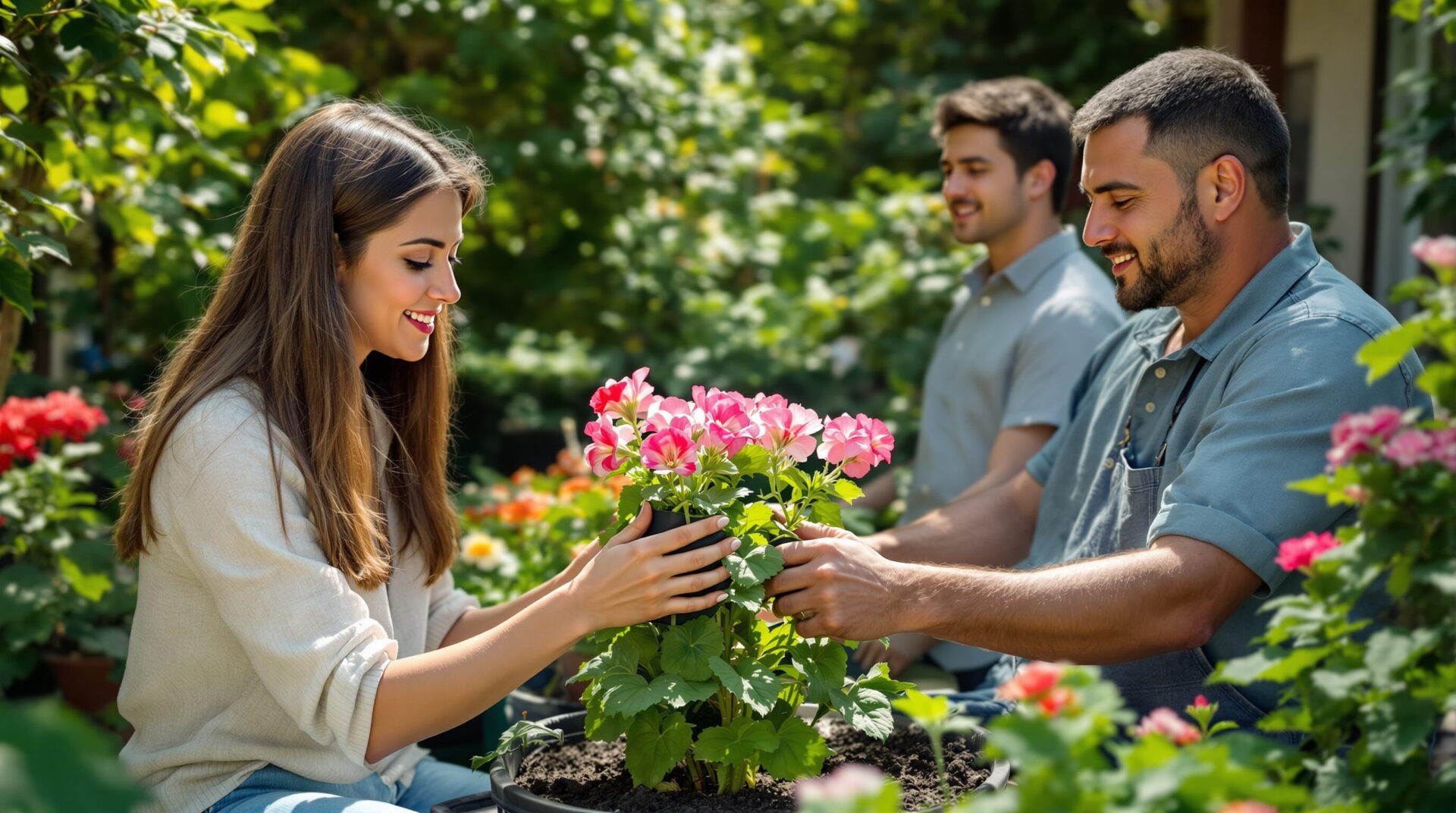 geranium soleil ou ombre