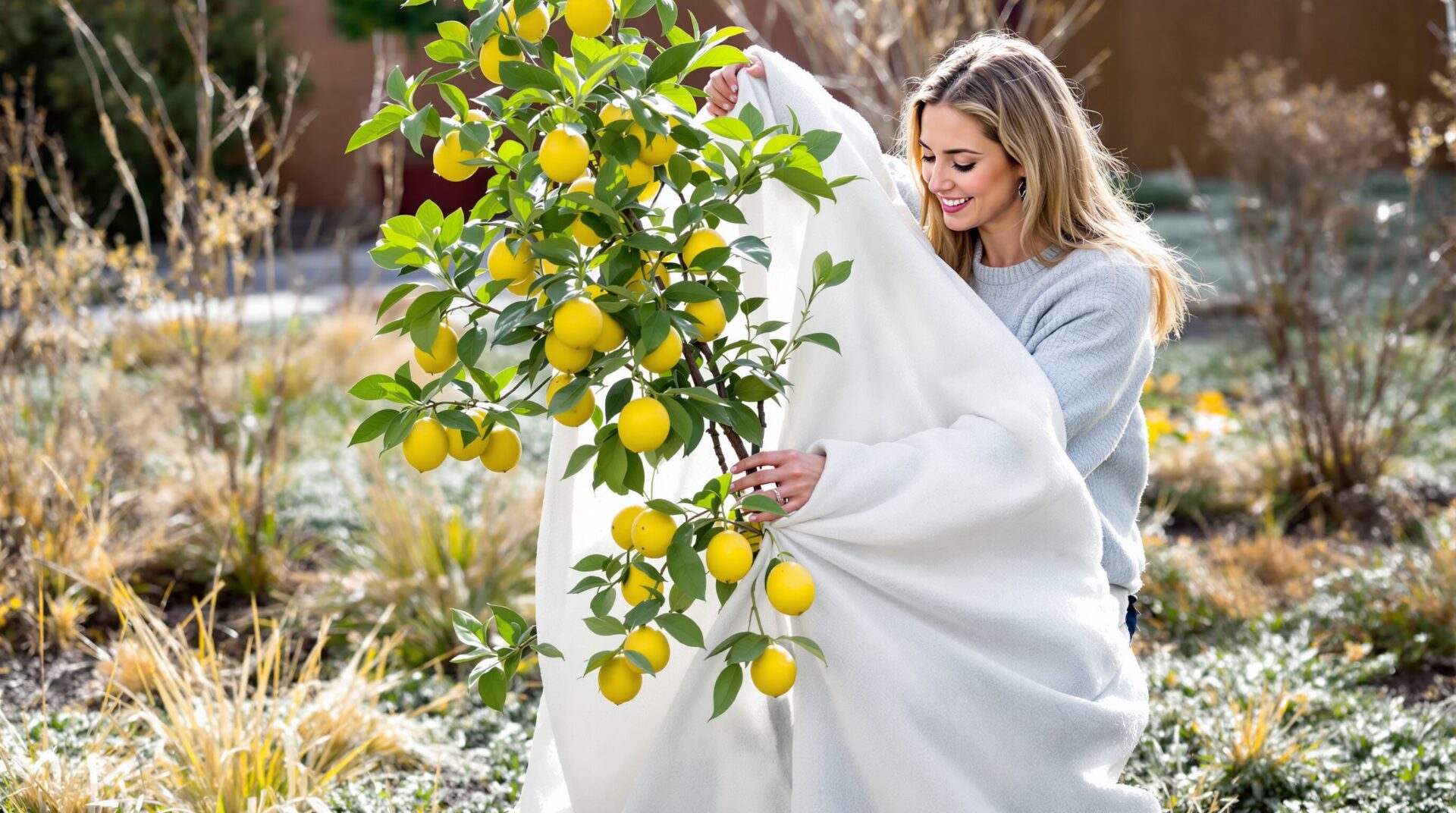 voile d'hivernage citronnier