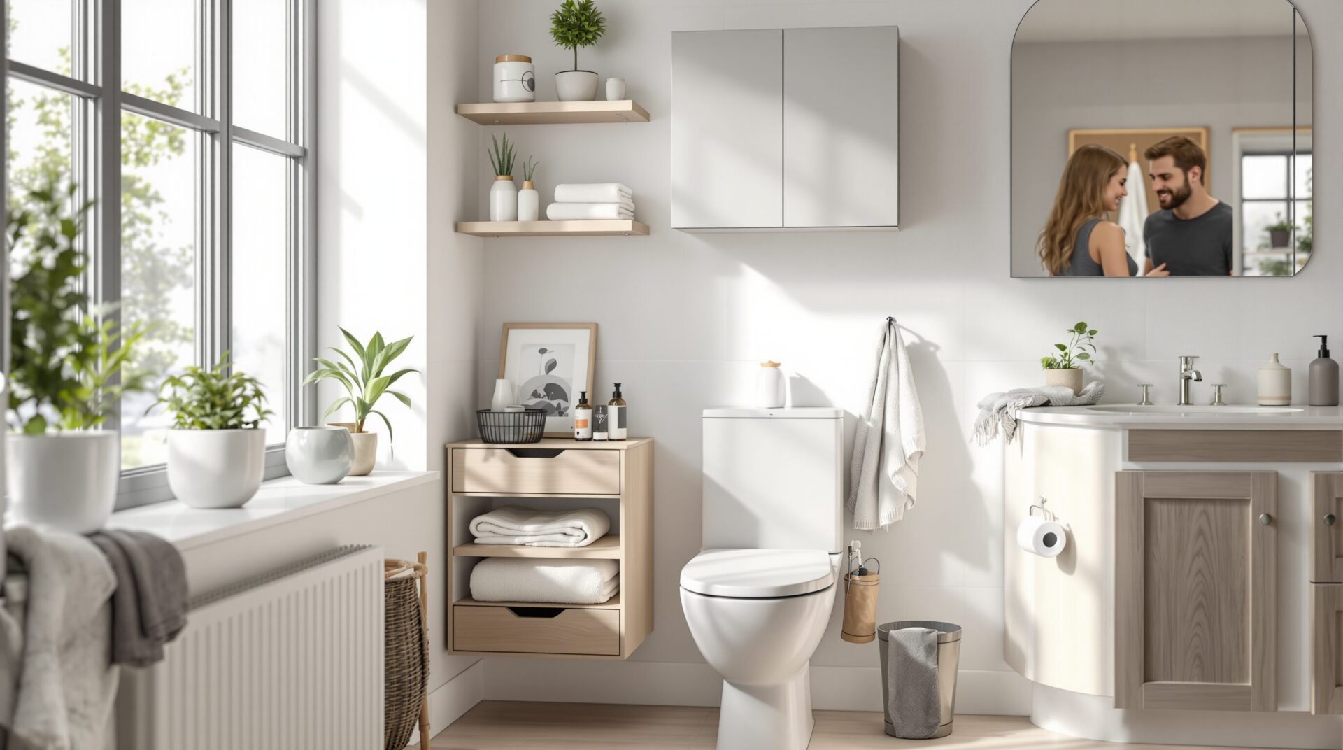 aménagement petite toilette