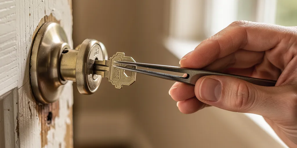 comment enlever une clé cassée dans une serrure