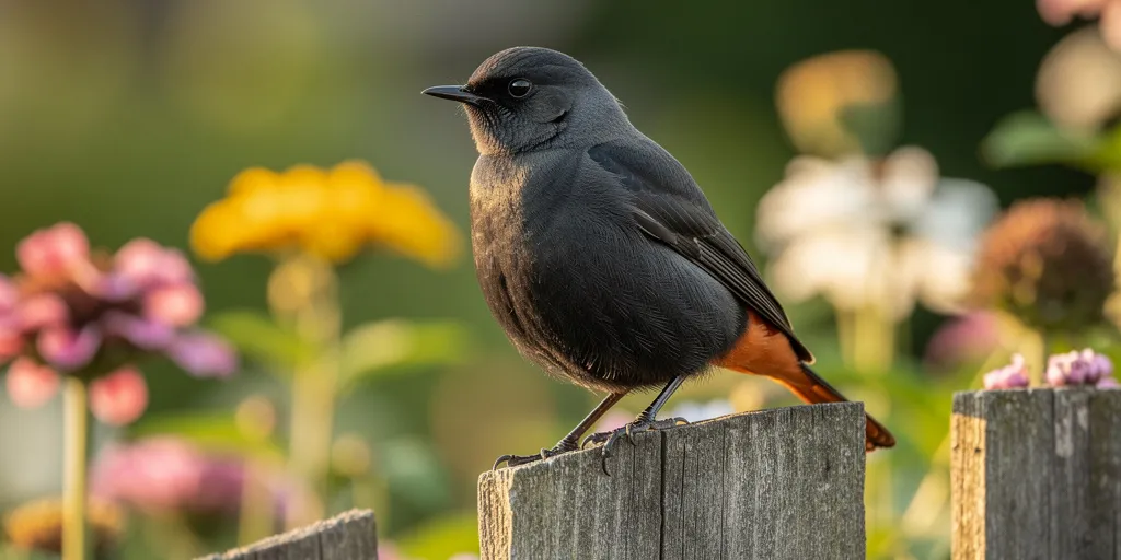 le rouge queue noire