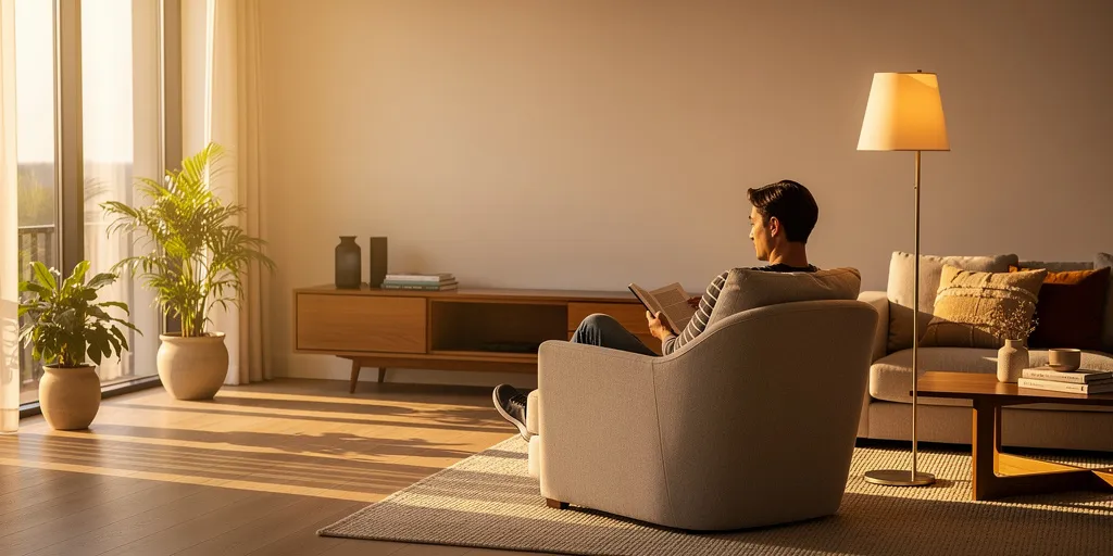 lumiere dans la maison