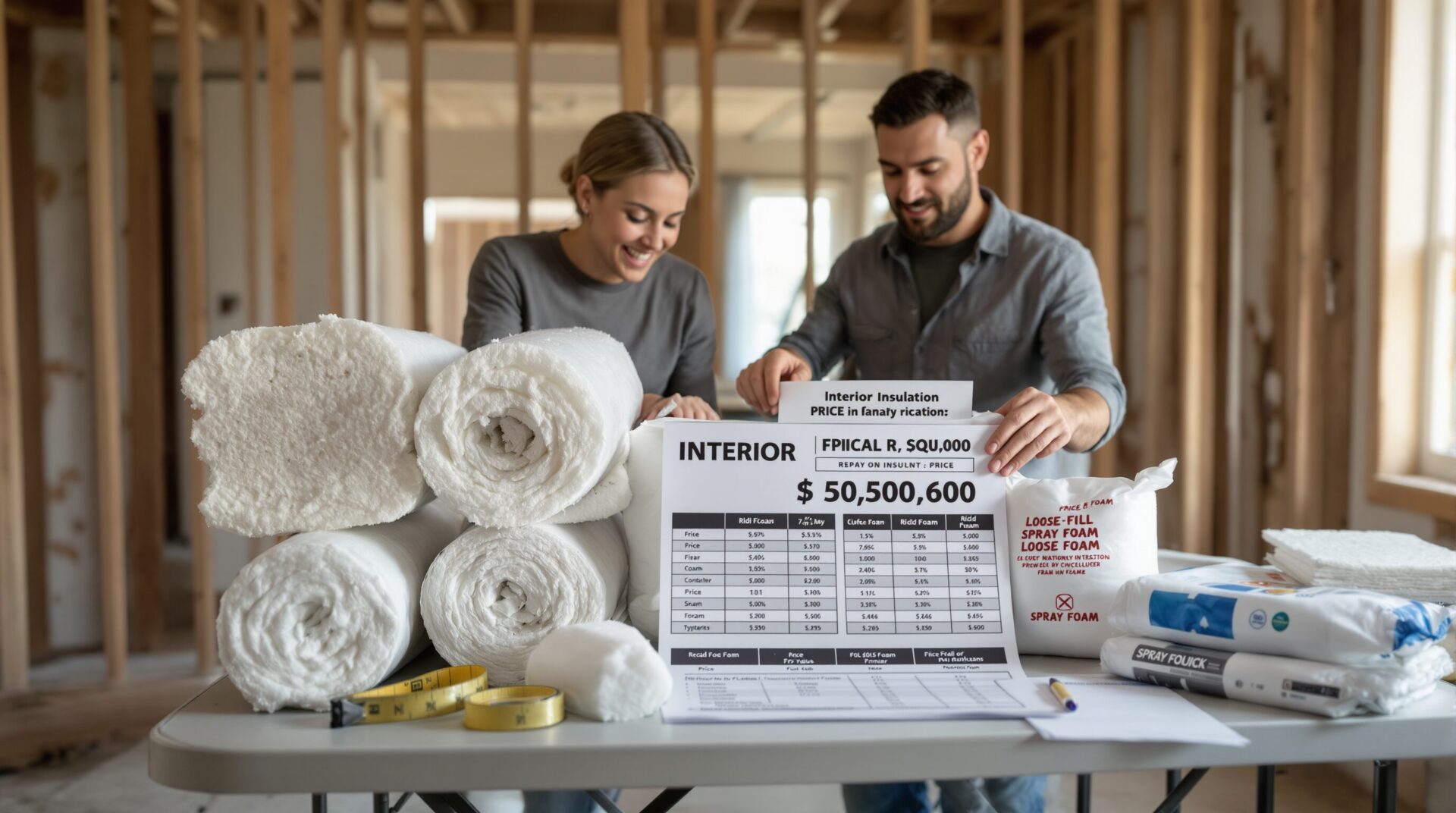 tarif isolation interieur