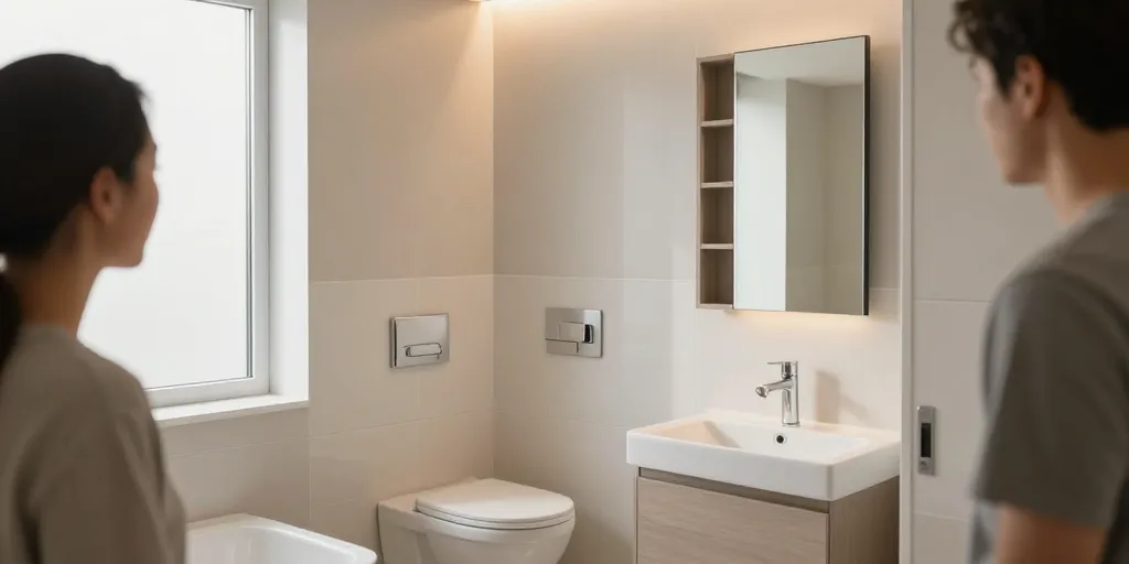 amenagement petit toilette