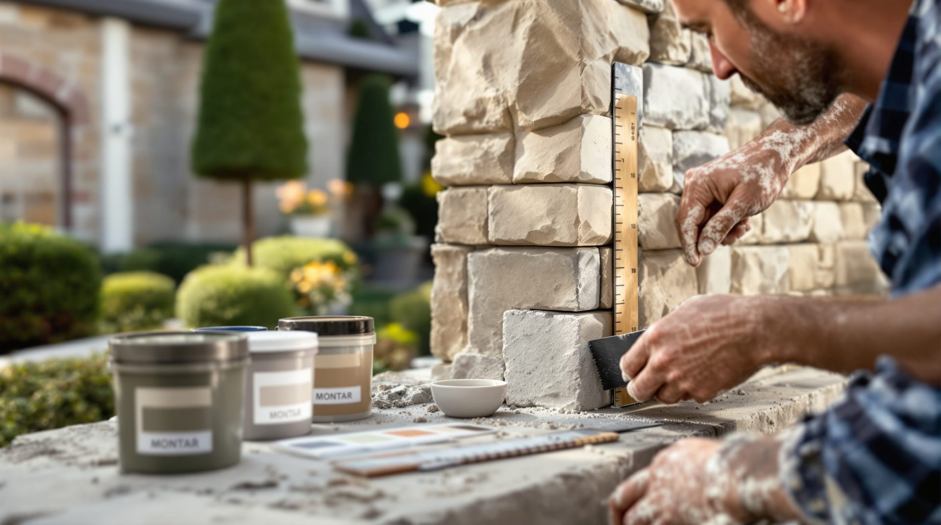 joint pour mur en pierre extérieur