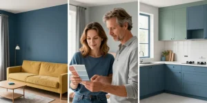 quelle couleur associer au bleu