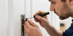serrure qui bloque au deuxième tour