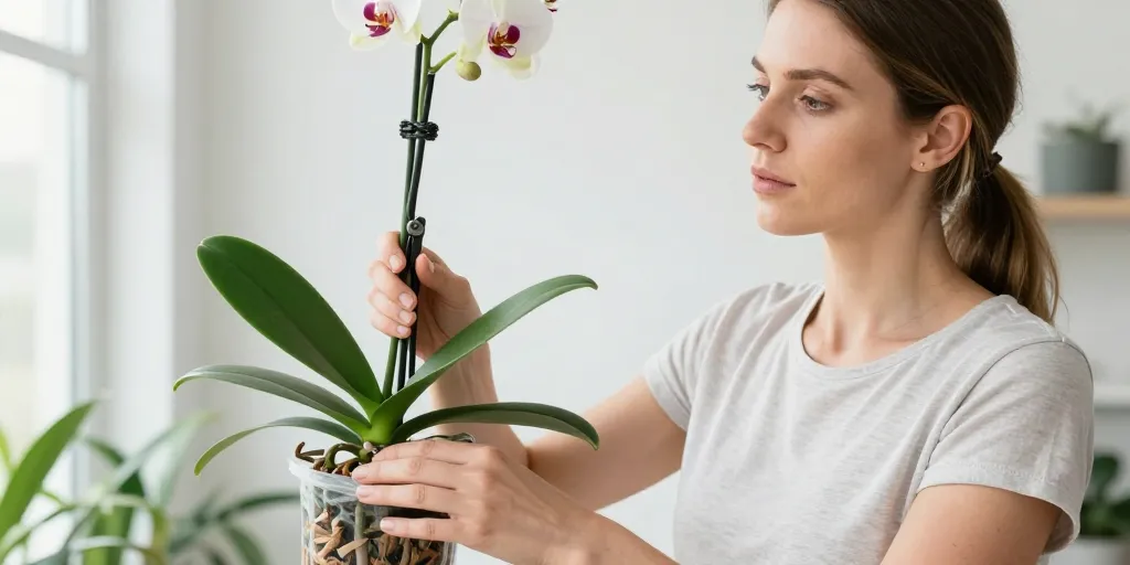 mon orchidée n'a plus de tige
