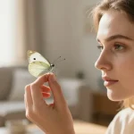 que signifie un papillon blanc