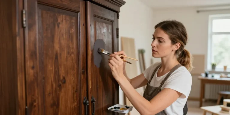 relooking armoire bois