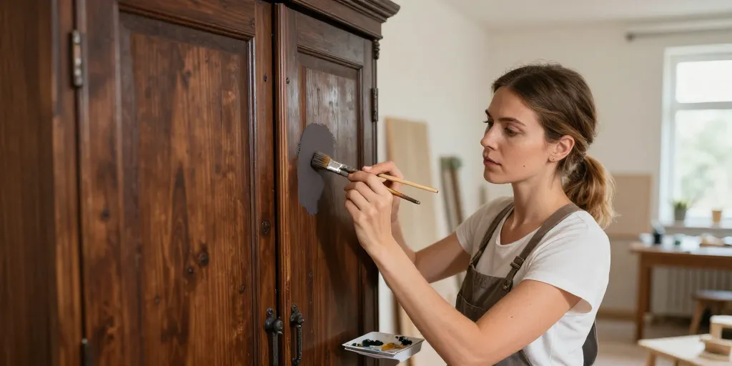 relooking armoire bois